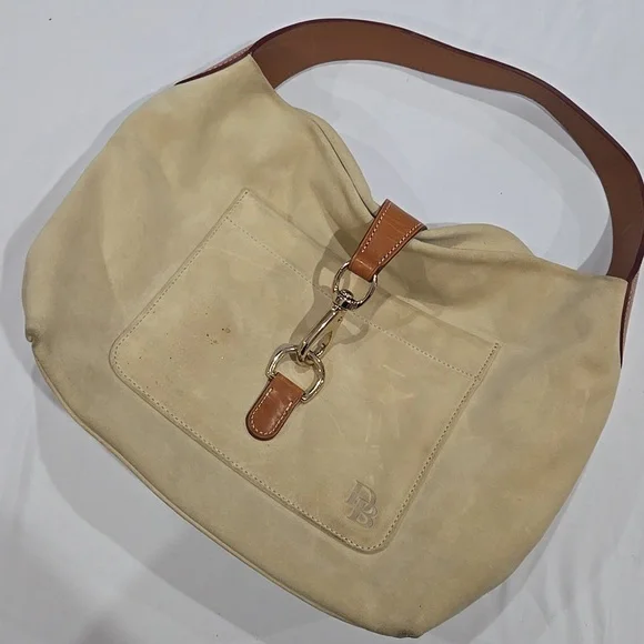 Dooney & Bourke Annalisa Lock Sac Suede - Picture 1 of 13